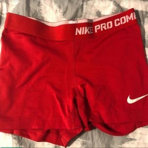 Nike compression shorts (Women, S)
